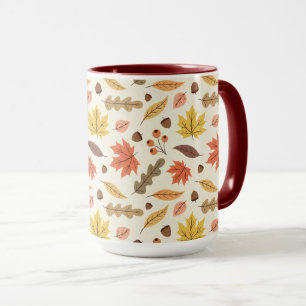 Mug Coloré Feuille d'automne Motif