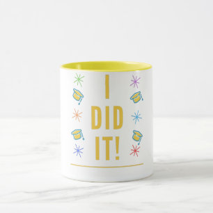 Mug Coloré "Je L'Ai Fait !" Plafonds de diplômes