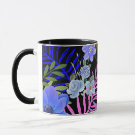 Mug Coloré Rétro Folin Floral Folid