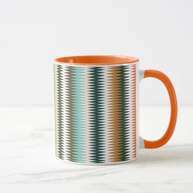Mug COLORÉ Zigzag Multicolor Motif (Droite)