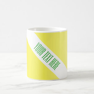 Mug COLOREZ SEULEMENT les gradients jaune citron +