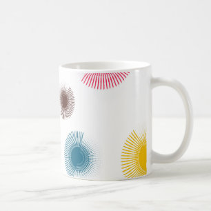 Mug Colorful, cool, trend urban brush strokes circles