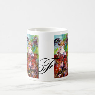Mug COLUMBINE / Monogramme de balle mascarade vénitien