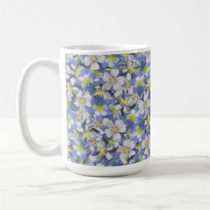 Mug Columbines Motif sans couture