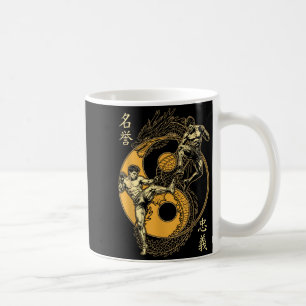 Mug Combattant MMA Dragon Yin Yang Coup de Genou Mixte