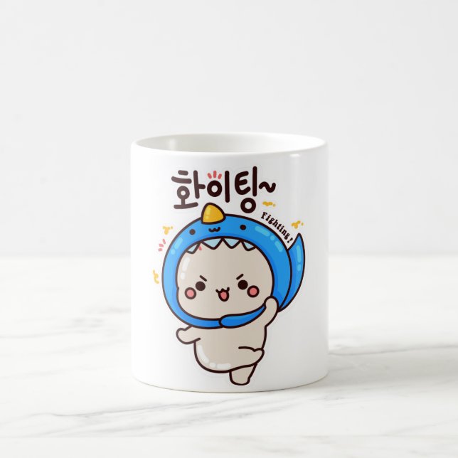 Mug COMBATTRE 화 이 팅 - Hangul coréen (Centre)
