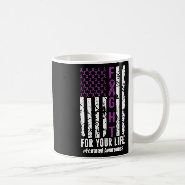 Mug Combattre pour votre vie Surdose de sensibilisatio (Droite)