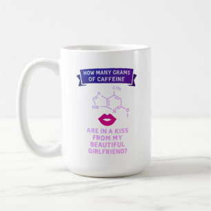Mug Combien de grammes de caféine sont dans un baiser
