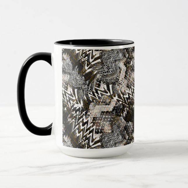 Mug Combiné, ethnique, africain. (Gauche)