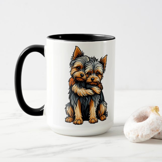 Mug combo, 15 oz (Avec donut)
