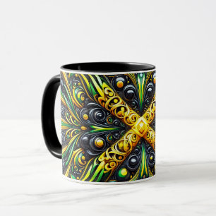 Mug combo aux couleurs jamaïcaines