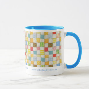 Mug Combo Bleu Identifiant de CRAZY QUILT Entrepri