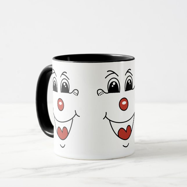Mug combo clown effrayant (Devant gauche)