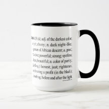 Mug combo défini en NOIR, 15 oz