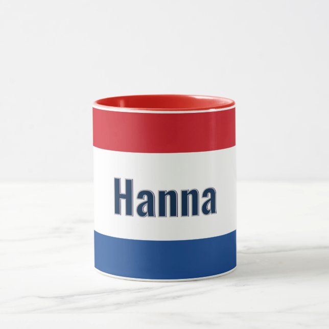 Mug Combo Drapeau Néerlandais personnalisé (Centre)