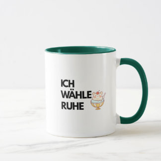 Mug Combo Ich Wähle Ruhe , Tasse à café Calme