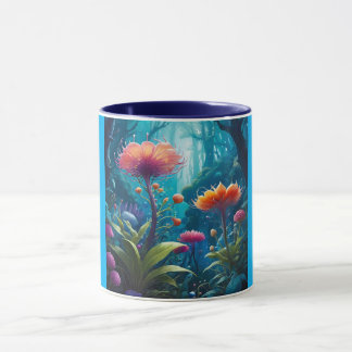 Mug Combo Mug, 11oz (Twilight Flower-7)