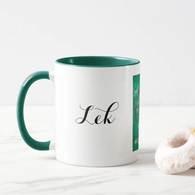 Mug Combo mugg "Mugg Lek ha roligt" (Avec donut)