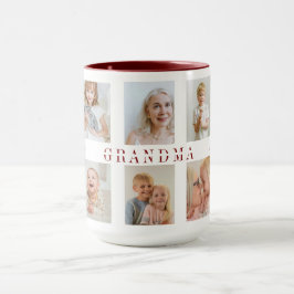 Mug combo personnalisées de grand-mère | Photos pe
