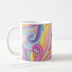 Mug Comète arc-en-ciel : Ciel magique et rêveur.
