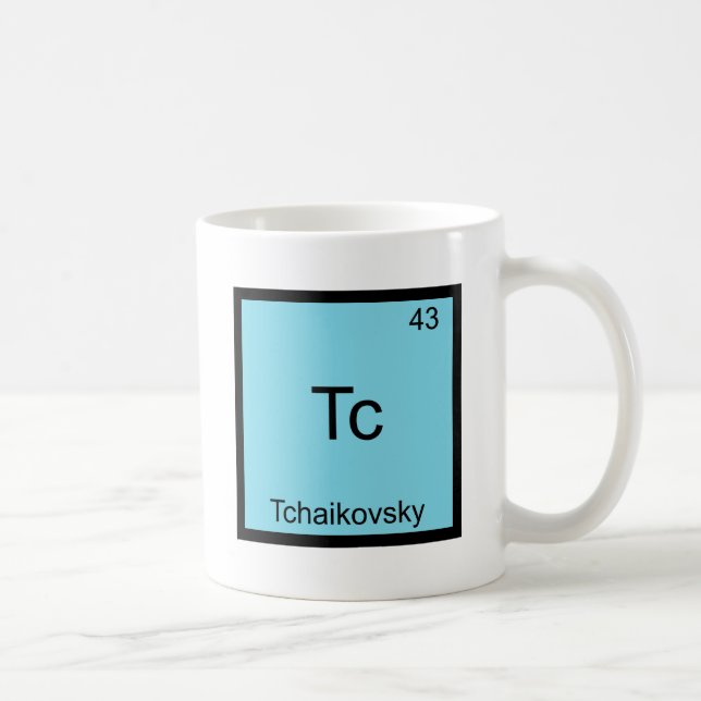 Mug Comité technique - Symbole drôle d'élément de (Droite)