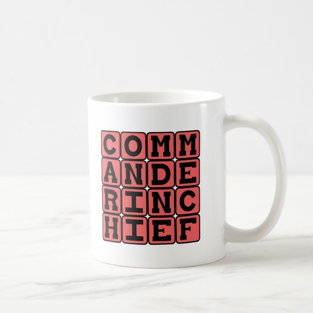 Mug Commandant en chef, président (Droite)