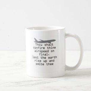Mug Commandement d'humour d'aviation