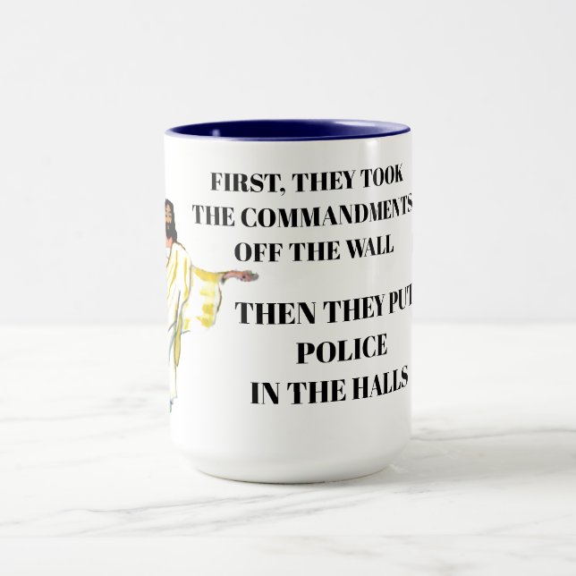 MUG COMMANDEMENTS SUPPRIMÉS DES ÉCOLES  (Centre)