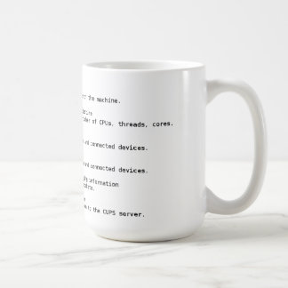 Mug Commandes de détection de matériel de Linux