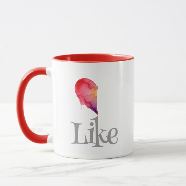 Mug Comme - demi-cœur (Gauche)