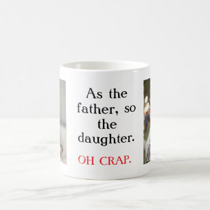Mug Comme Père Comme Fille/Fils Photo