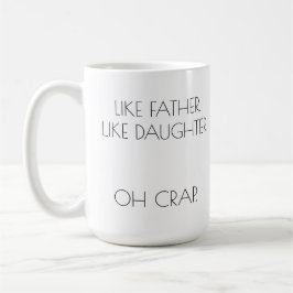 Mug COMME PÈRE. COMME LA FILLE Personnalisé