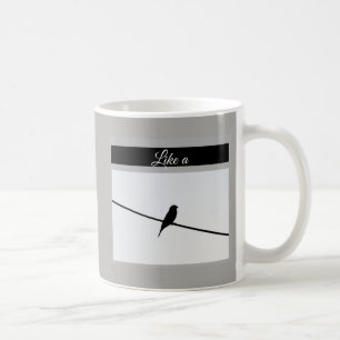 Mug Comme un oiseau sur un fil - Leonard Cohen