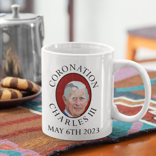 Mug commémoratif du couronnement du roi Charles II