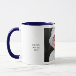Mug commémoratif du jubilé de la reine Elizabeth D