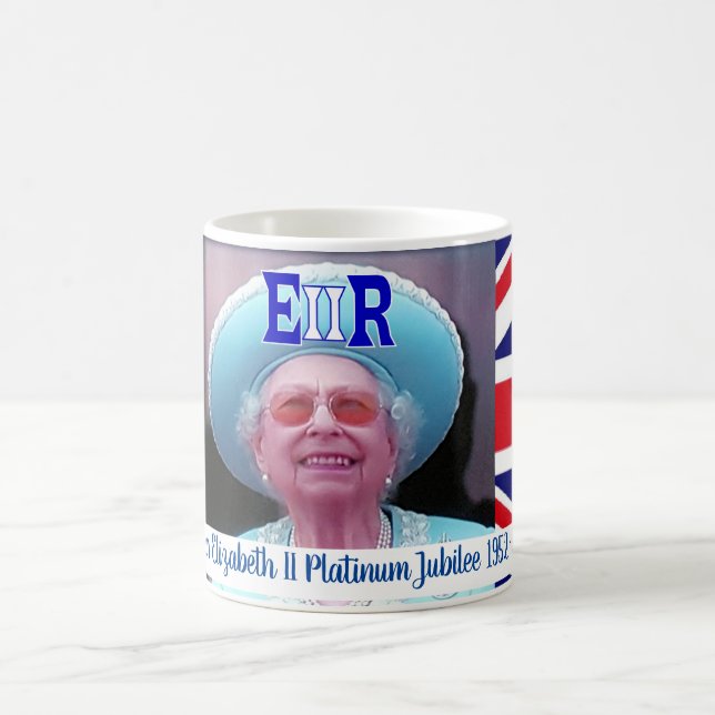 Mug commémoratif du jubilé de la reine Elizabeth P (Centre)