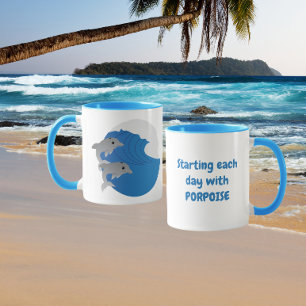 Mug Commencer chaque journée avec PORPOISE