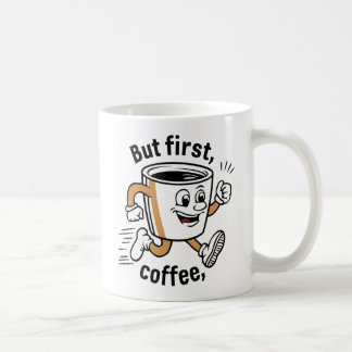 Mug Commencez votre journée avec du café - Coupe souri