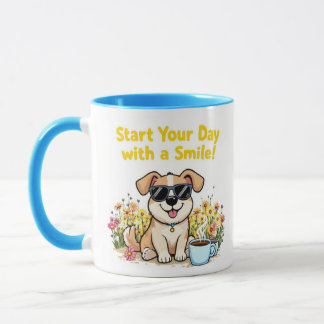Mug Commencez votre journée avec un sourire - mignon C