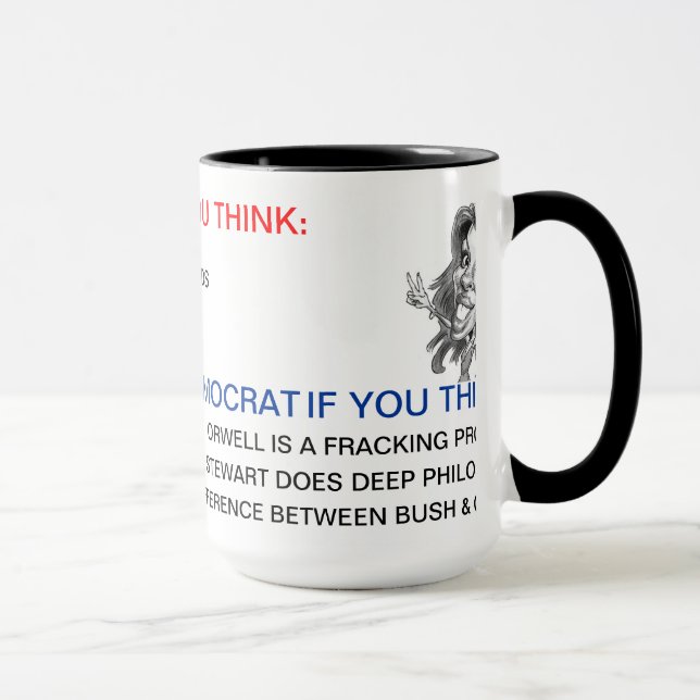 Mug COMMENT DIRE SI VOUS êtes RÉPUBLICAINS OU (Droite)