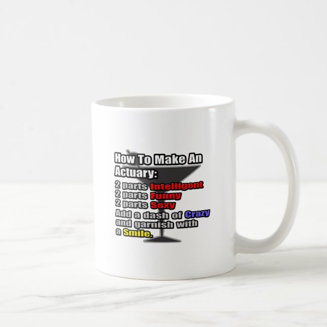 Mug Comment faire un actuaire (Droite)