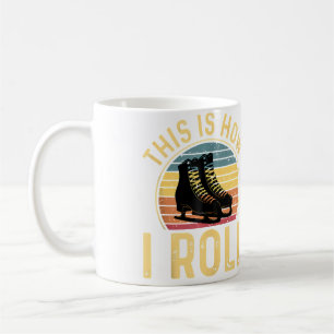 Mug Comment je roule 70S 80S Patin à roulettes Patineu