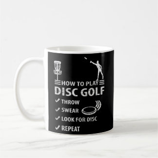 Mug Comment jouer Disc Golf Frisbee Funny Swear Disc A