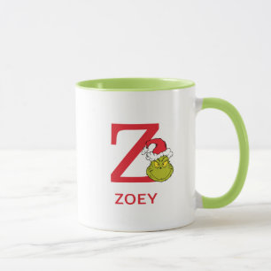Mug Comment le Grinch a volé Noël Nom & Monogramme Z