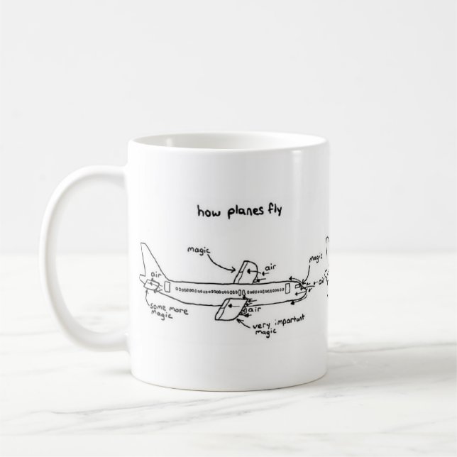 Mug Comment les avions volent (Gauche)