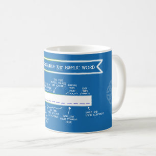 Mug Comment proclamer n'importe quel mot gaélique (bl
