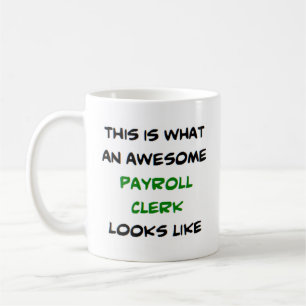 Mug commis à la paie, génial