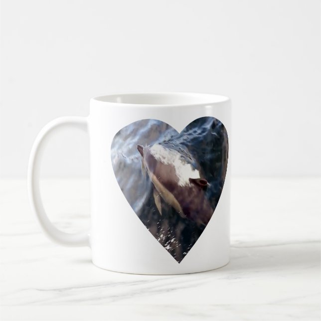 Mug commun de surface de dauphins (Gauche)