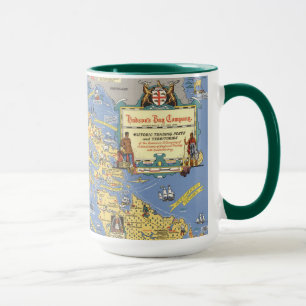 Mug Compagnie de la Baie d'Hudson - Carte du Canada