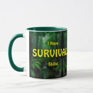 Mug Compétences de survie Prepper Survivalist SHTF Des
